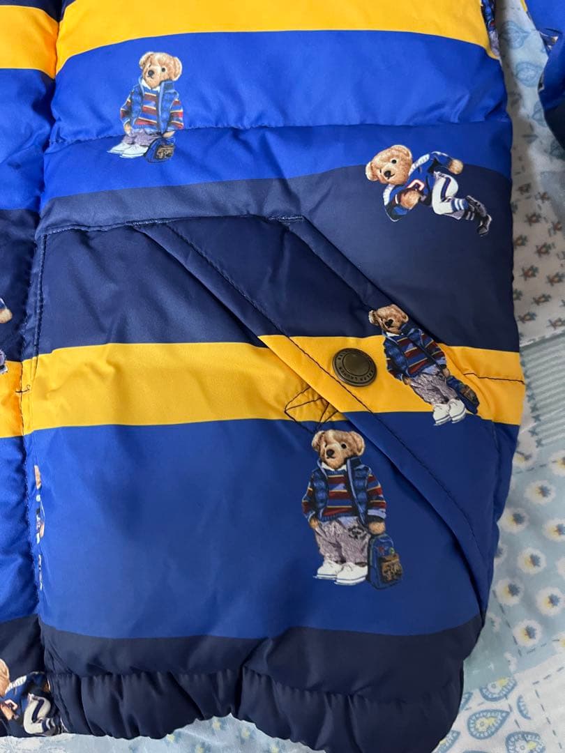 ポロラルフローレンチルドレン　ポロベア　サイズ7 ダウン　フェザー