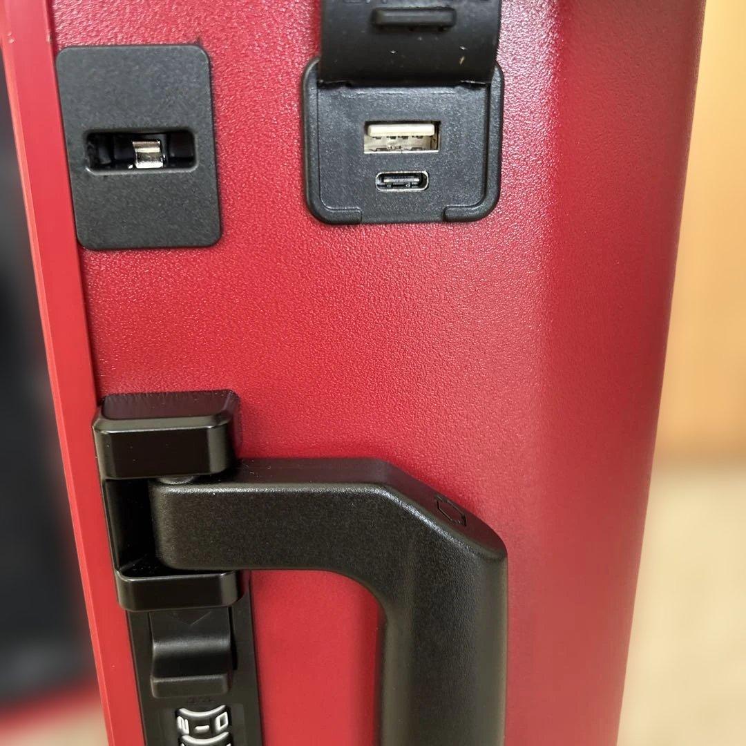 【美品】ソルガード 時短スーツケース 機内持込39L （レッド）