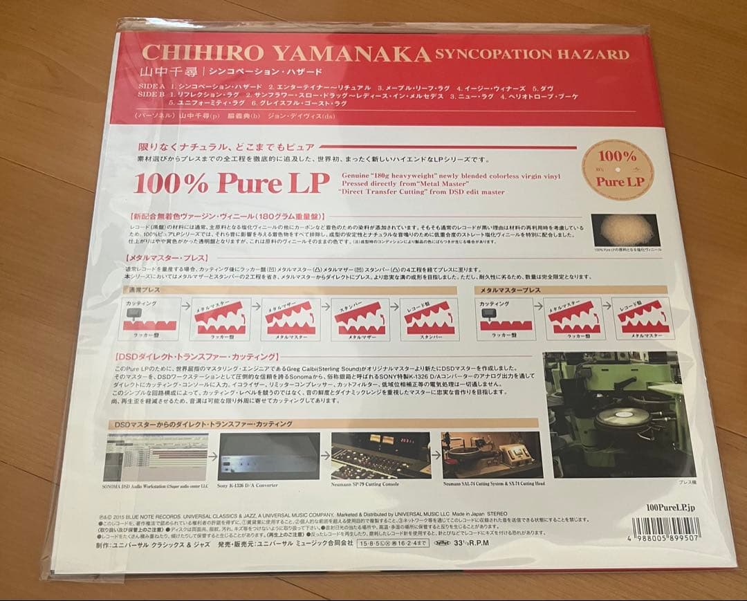 （LPレコード） シンコペーション・ハザード / 山中千尋