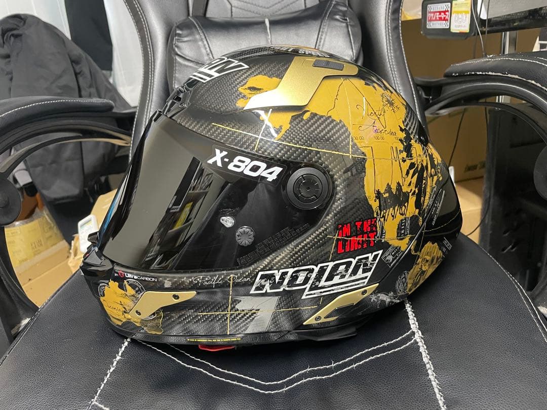 NOLAN X-804 ウルトラカーボンレプリカ チェカ ゴールド