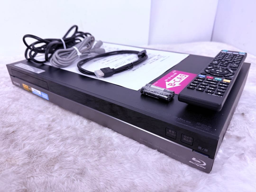 すぐに視聴可能セット♪SONY 3番組 ブルーレイレコーダーBDZ-AT770T