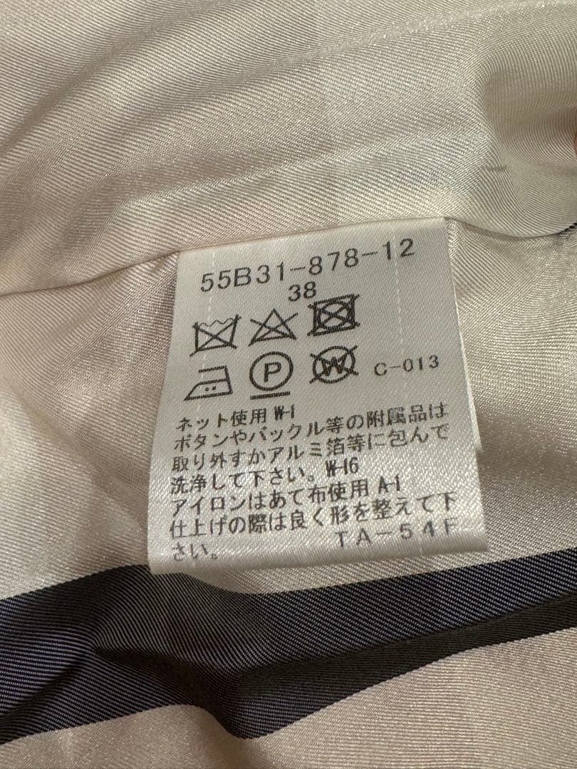 ピンク ダブルブレスト コート