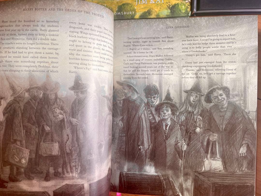 Harry Potter イラスト記念版 5冊セットハードカバー ハリーポッター