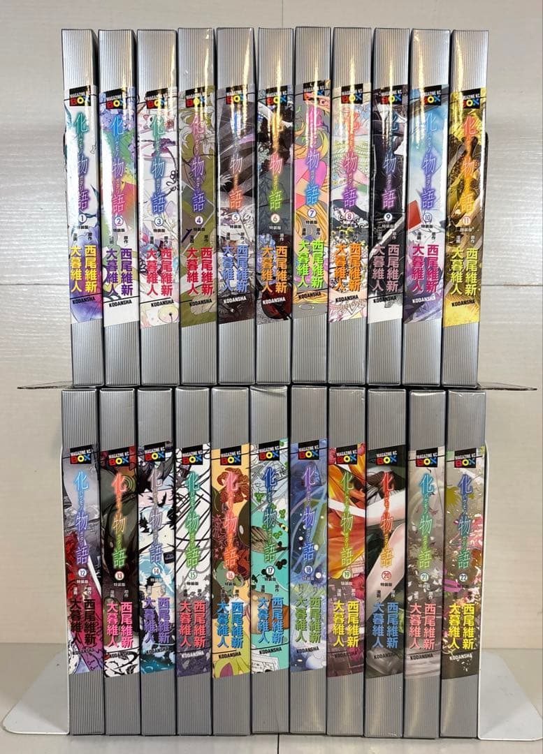 化物語 特装版 全22巻セット　全巻イラストカード付き