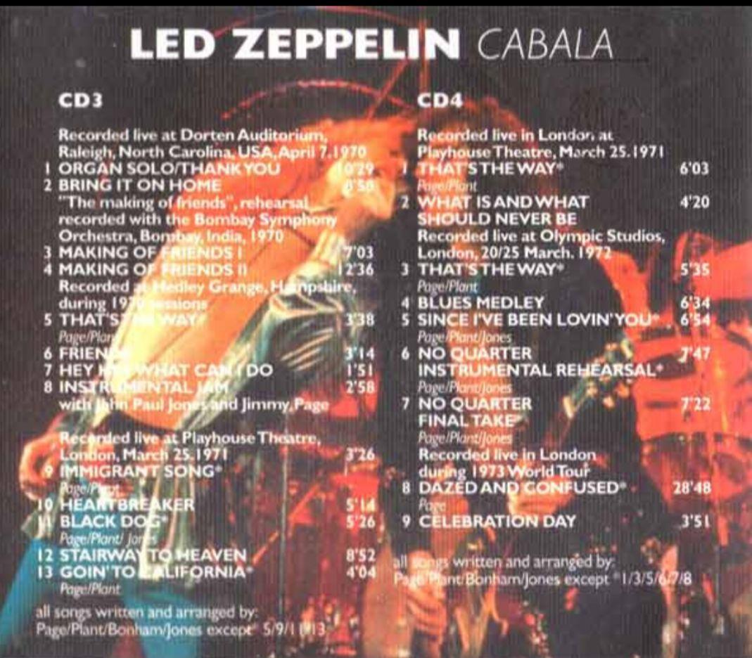 ☕【希少8CDBoxSet】Led Zeppelin CABALA