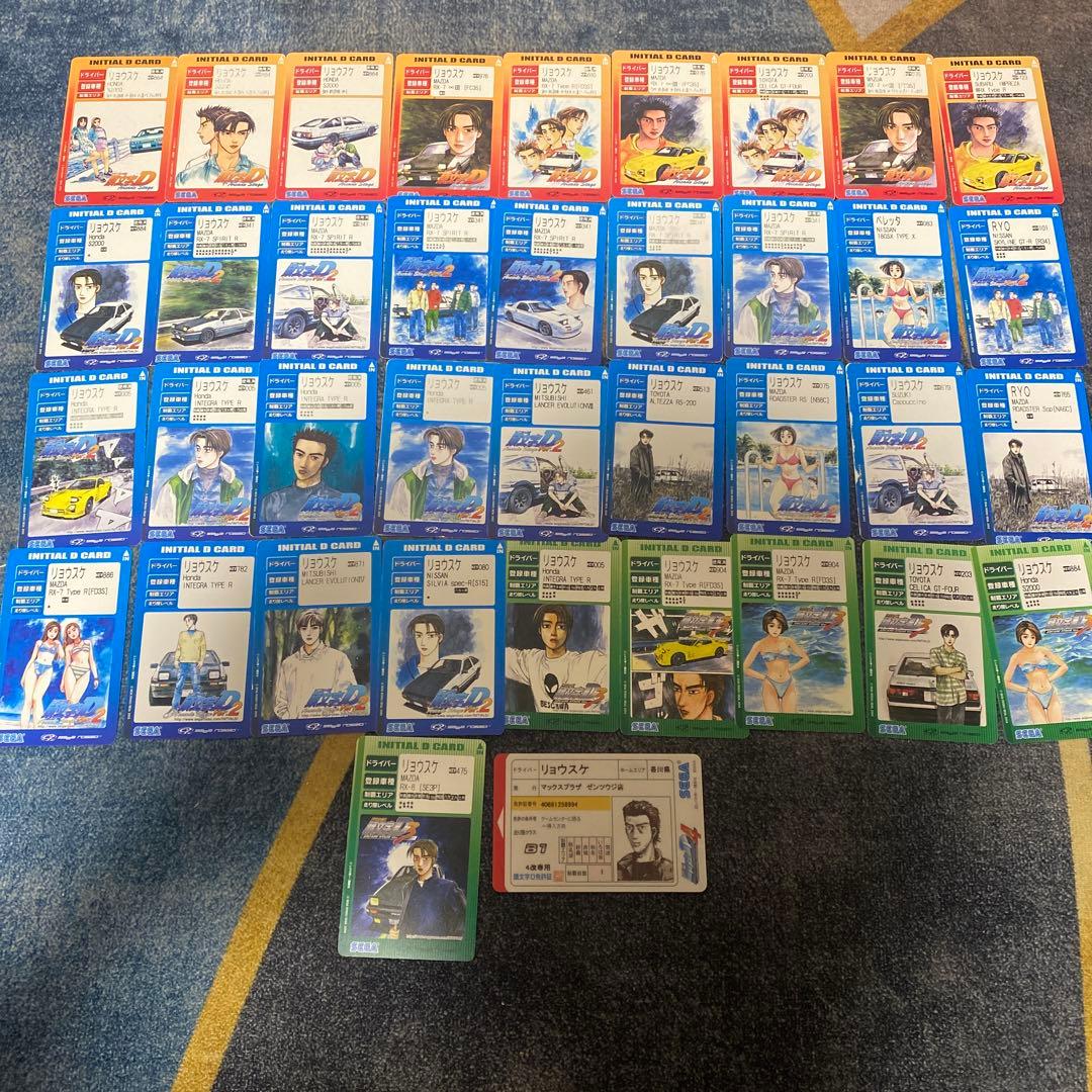 頭文字D アーケードゲームカードセット 全38枚