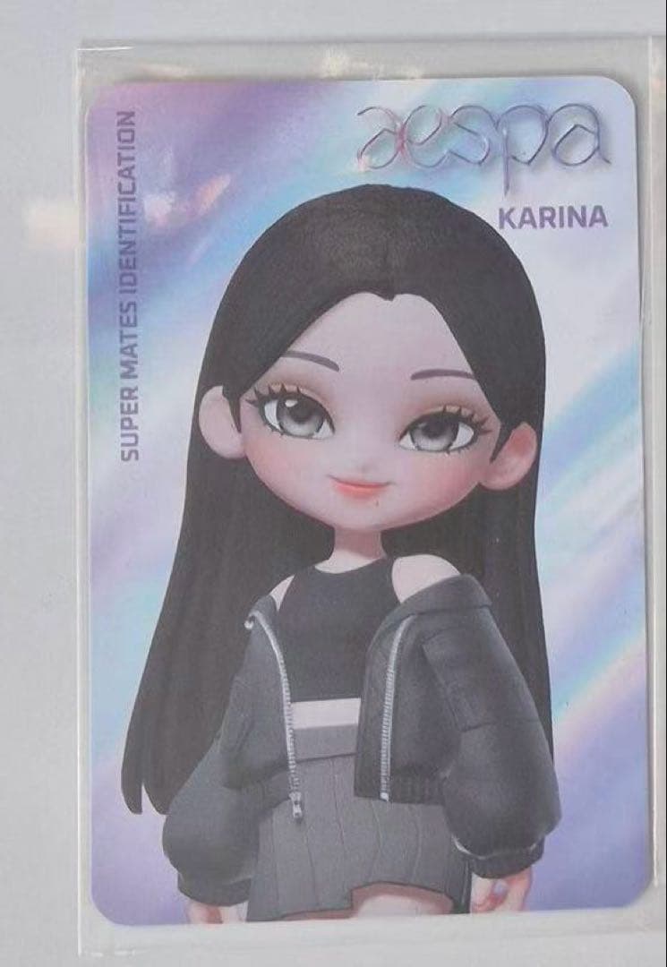 aespa supermates 抽選特典 30枚限定 トレカ カリナ①