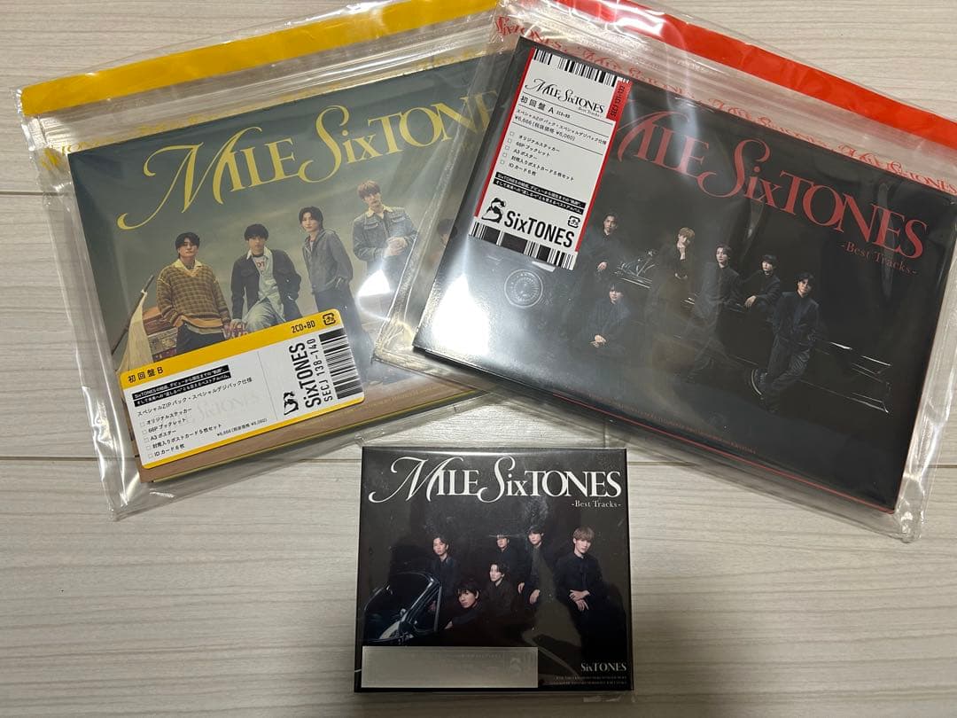 SixTONES ベストアルバムMILESixTONES 3形態セット