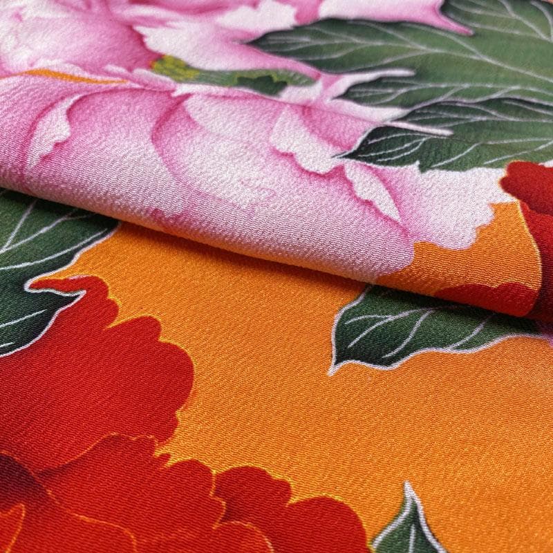 506ag87、チュールエプロン、トレーン付き◎七五三 三歳 アンティーク着物