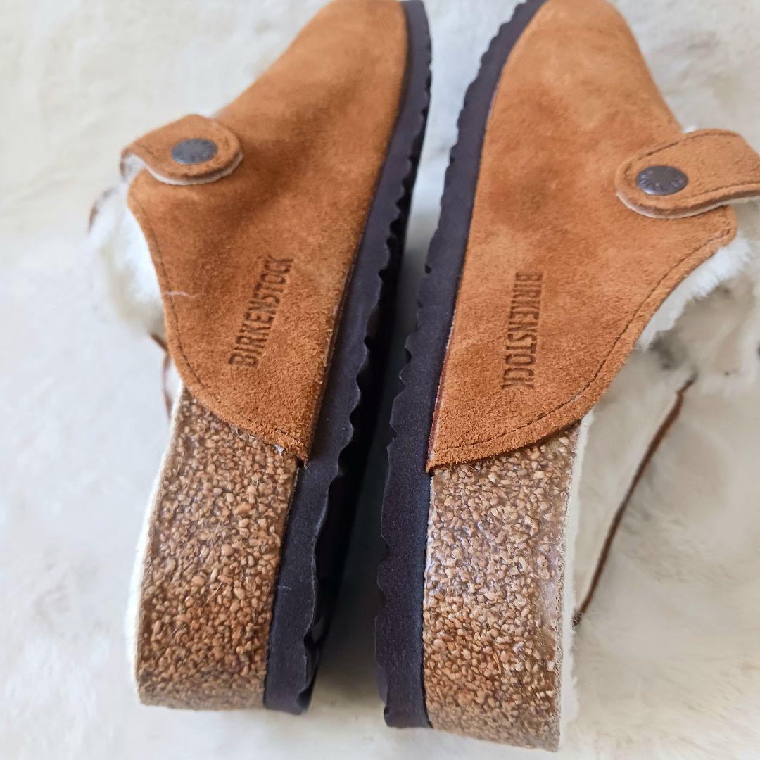 未使用 BIRKENSTOCK シアリング　スリッポン　ボアサンダル　28cm