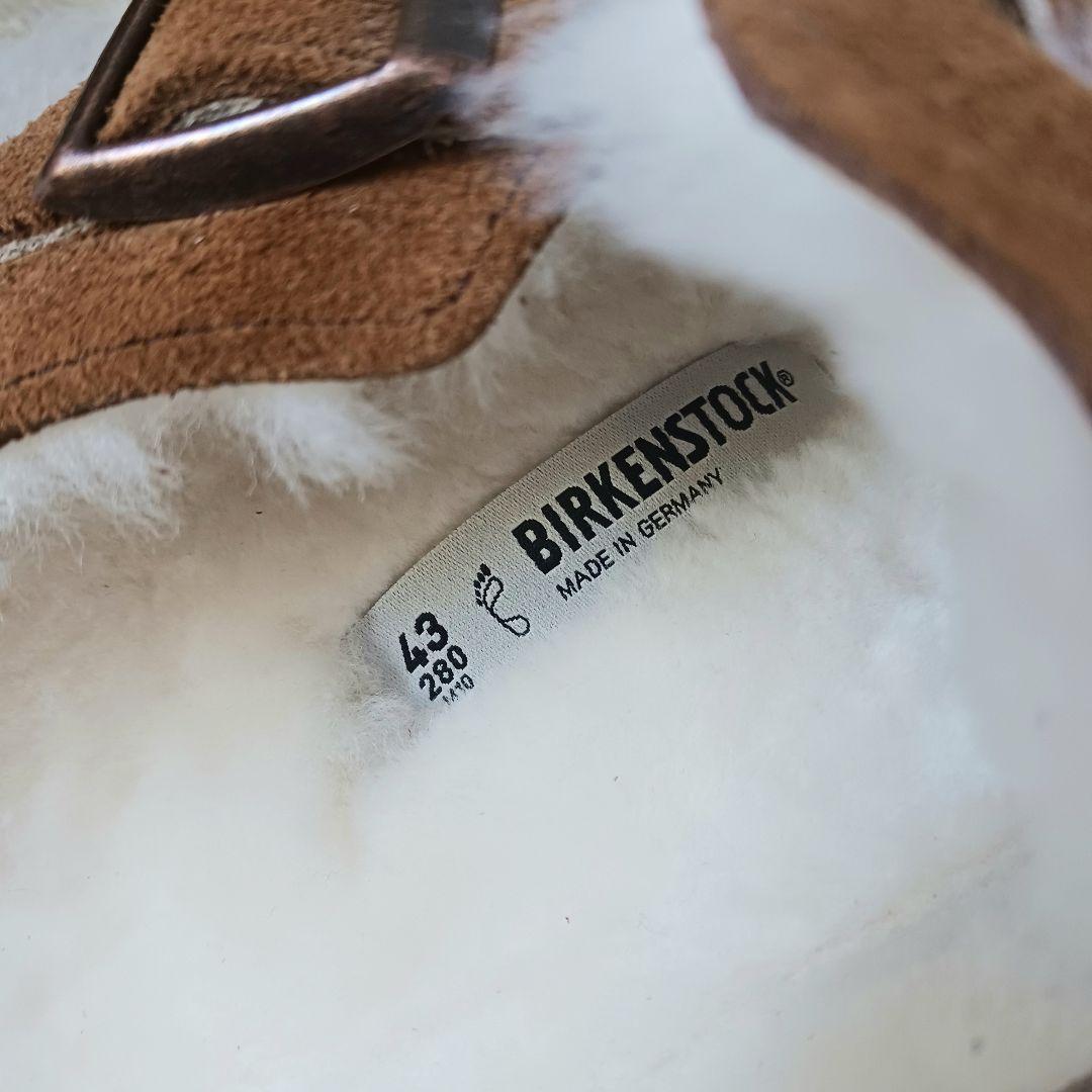 未使用 BIRKENSTOCK シアリング　スリッポン　ボアサンダル　28cm