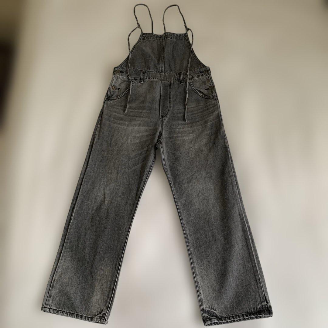 Whim Gazette コットンヘンプデニムオールインワン　オーバーオール