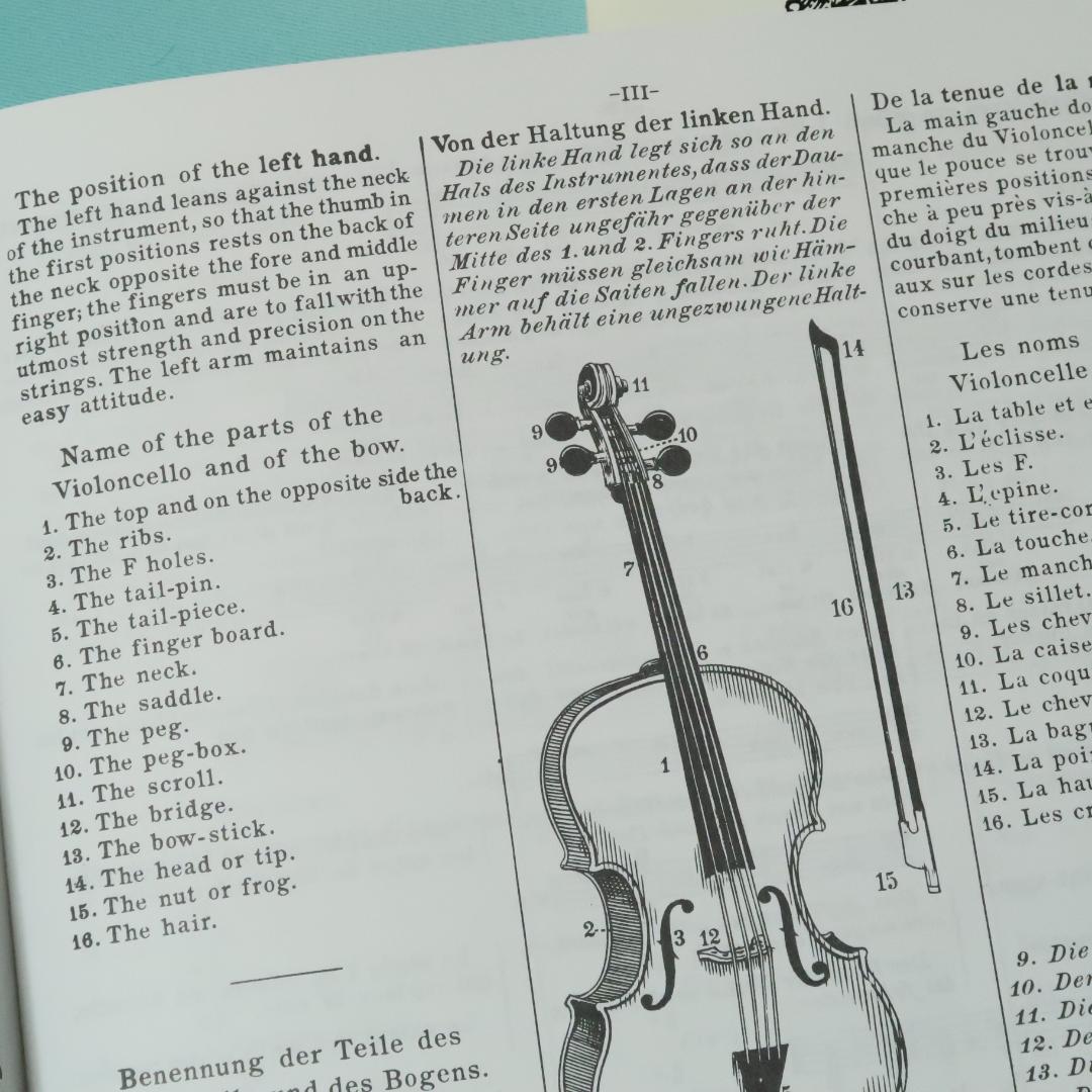 セール！ 洋楽譜　ウェルナー／チェロ教則本 作品12　第1巻、第2巻 セット