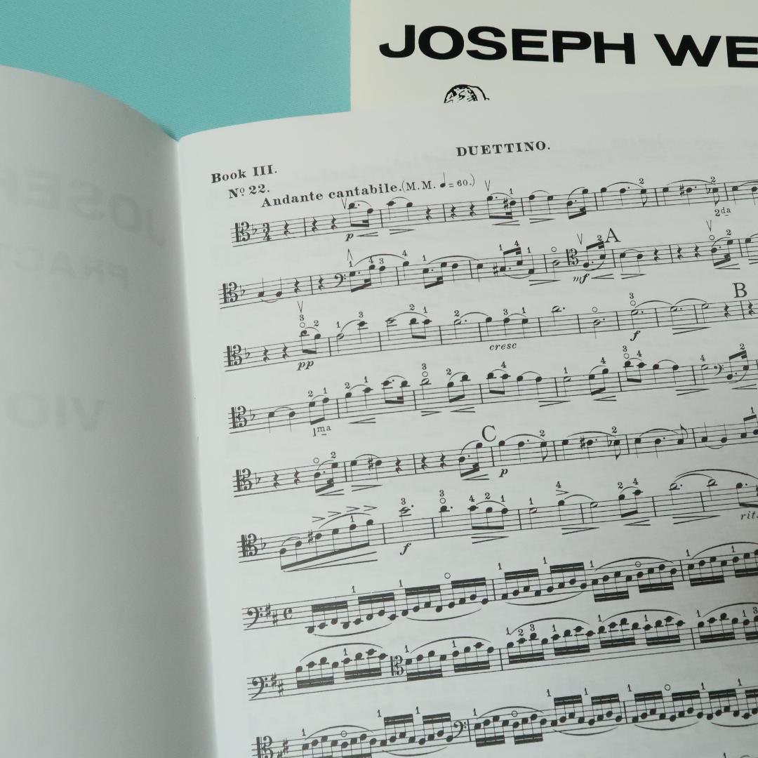 セール！ 洋楽譜　ウェルナー／チェロ教則本 作品12　第1巻、第2巻 セット