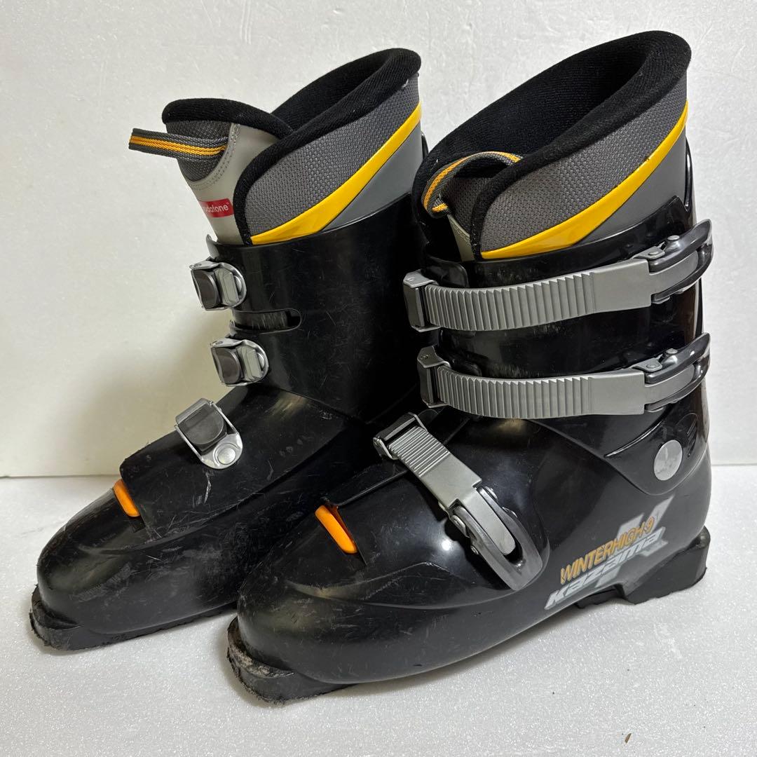 軽量28cmスキーブーツKAZAMA winterhigh9黒色ブラック　初心者