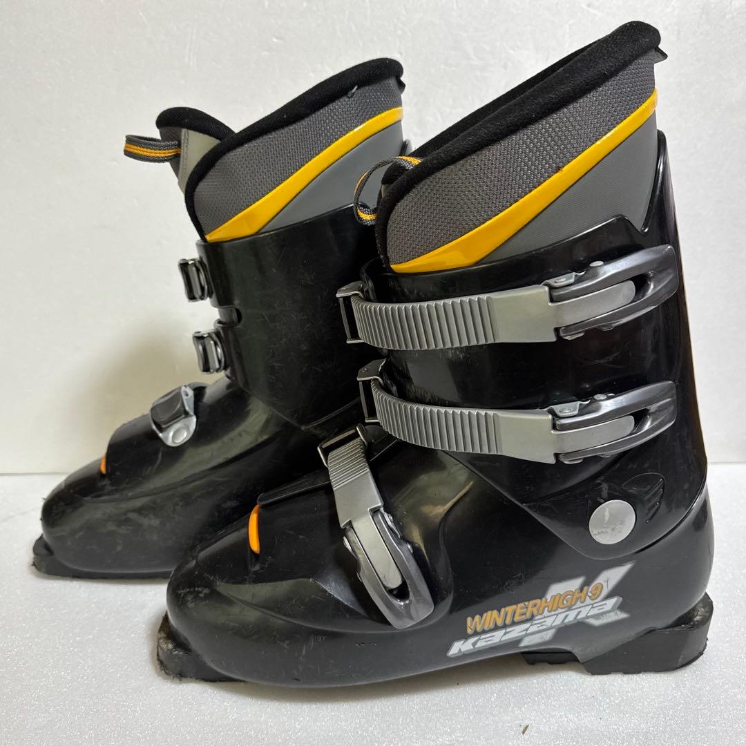 軽量28cmスキーブーツKAZAMA winterhigh9黒色ブラック　初心者