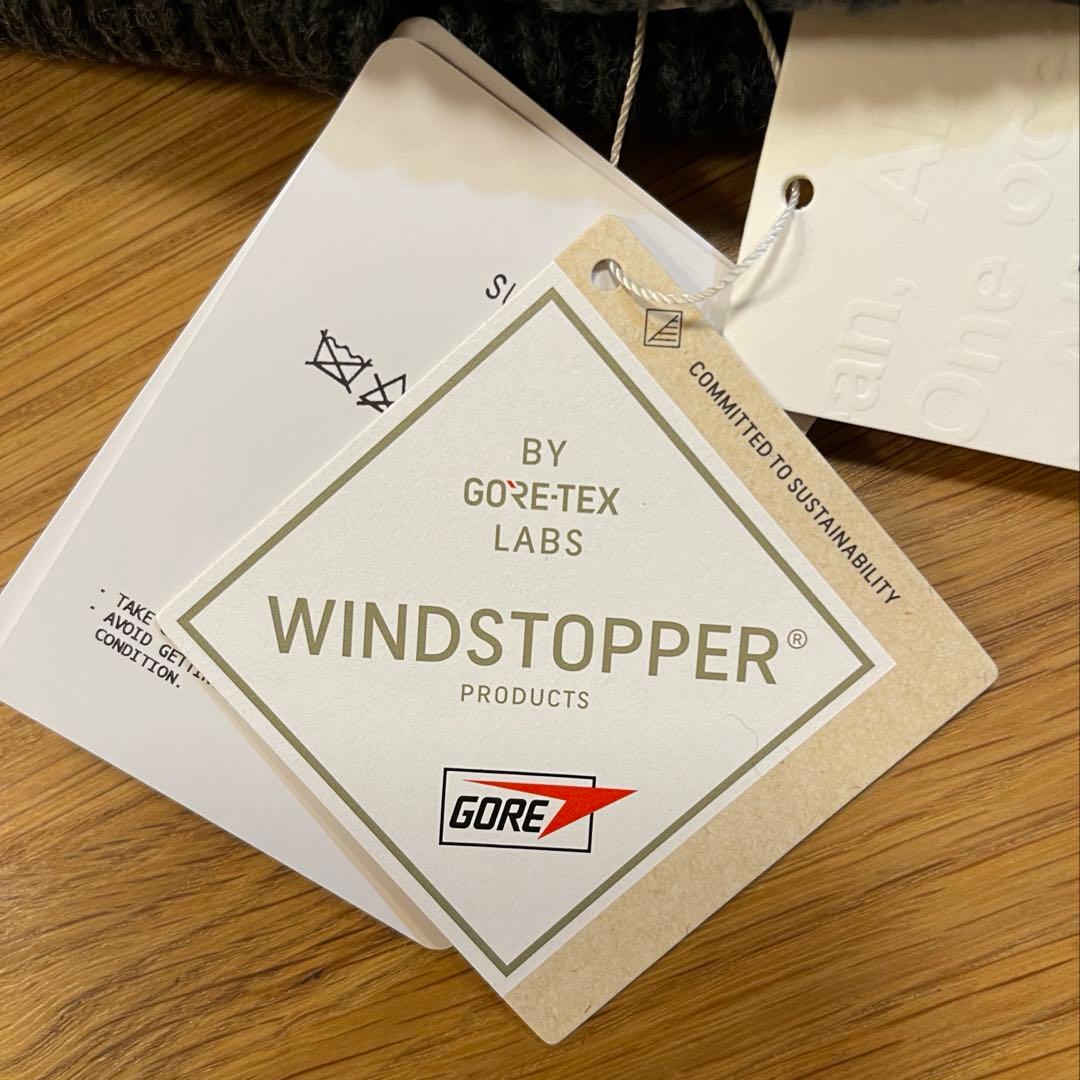 新品 ナナミカ 杢グレー ゴアテックスインフィニウム ビーニー ユニセックス