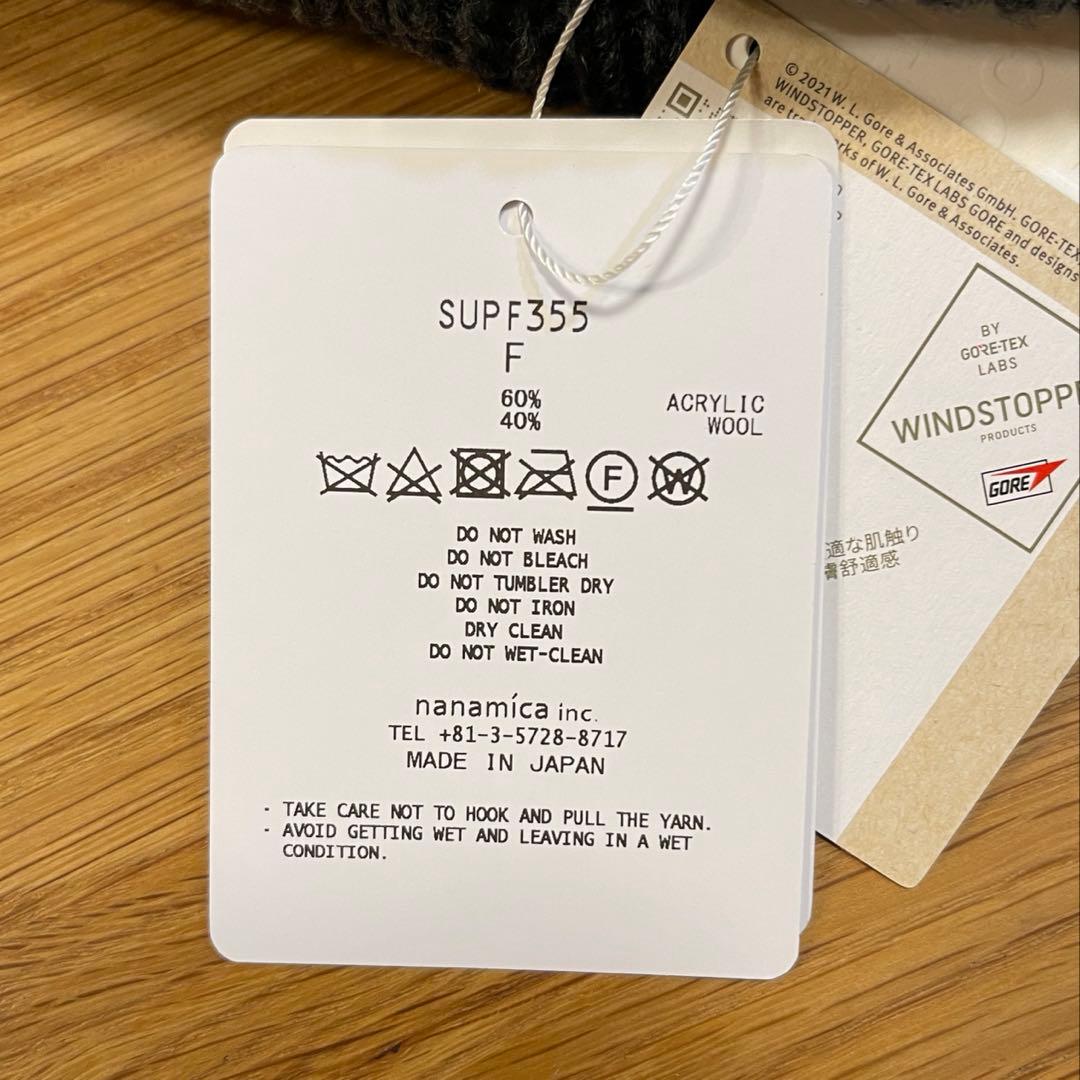 新品 ナナミカ 杢グレー ゴアテックスインフィニウム ビーニー ユニセックス