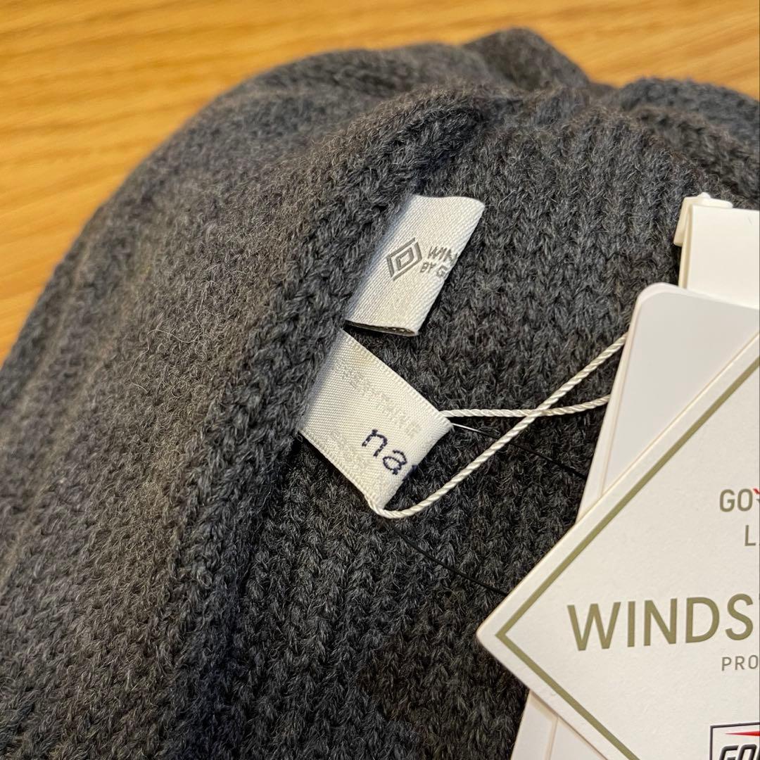 新品 ナナミカ 杢グレー ゴアテックスインフィニウム ビーニー ユニセックス