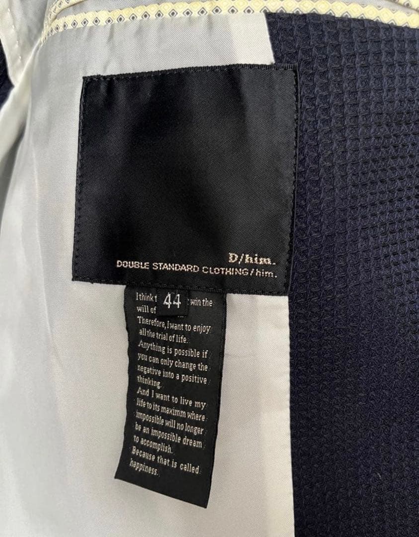 売り切り価格！D/him 紺ブレ