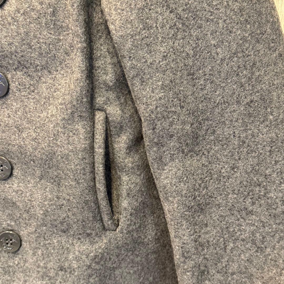 未使用タグ付き【Schott】740N ウール ピーコート USA製 38