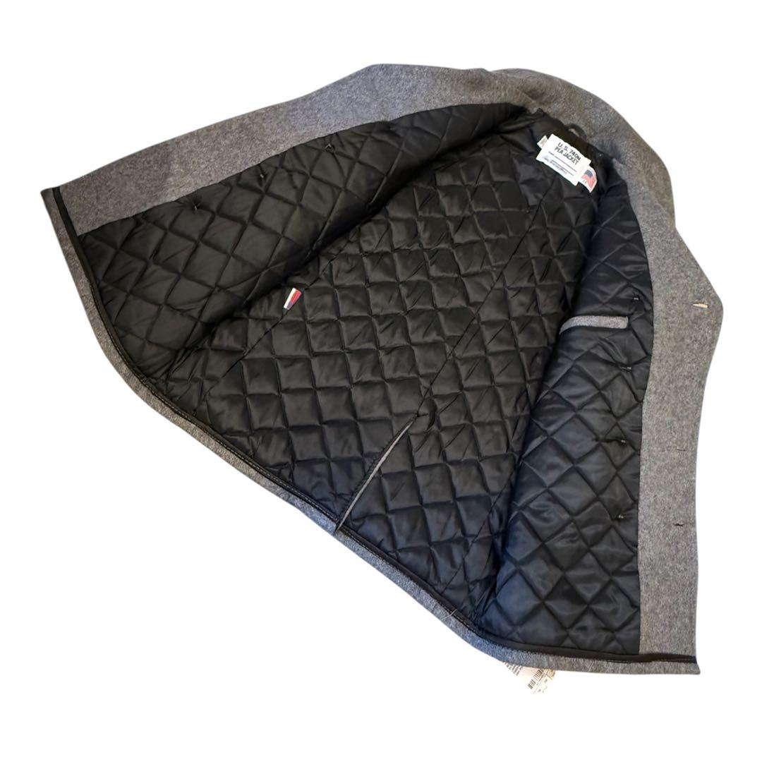 未使用タグ付き【Schott】740N ウール ピーコート USA製 38