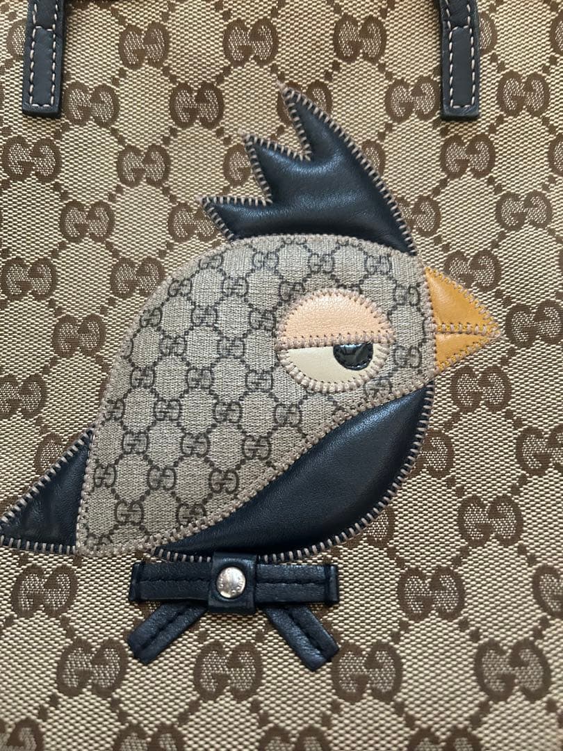 GUCCI キッズトート　ネイビー　パパガッロ　ミニトート