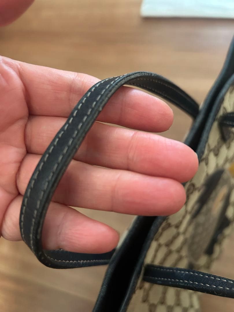 GUCCI キッズトート　ネイビー　パパガッロ　ミニトート