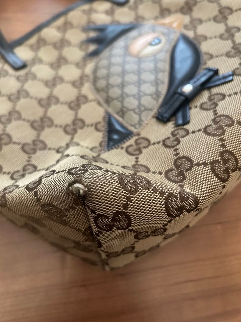 GUCCI キッズトート　ネイビー　パパガッロ　ミニトート