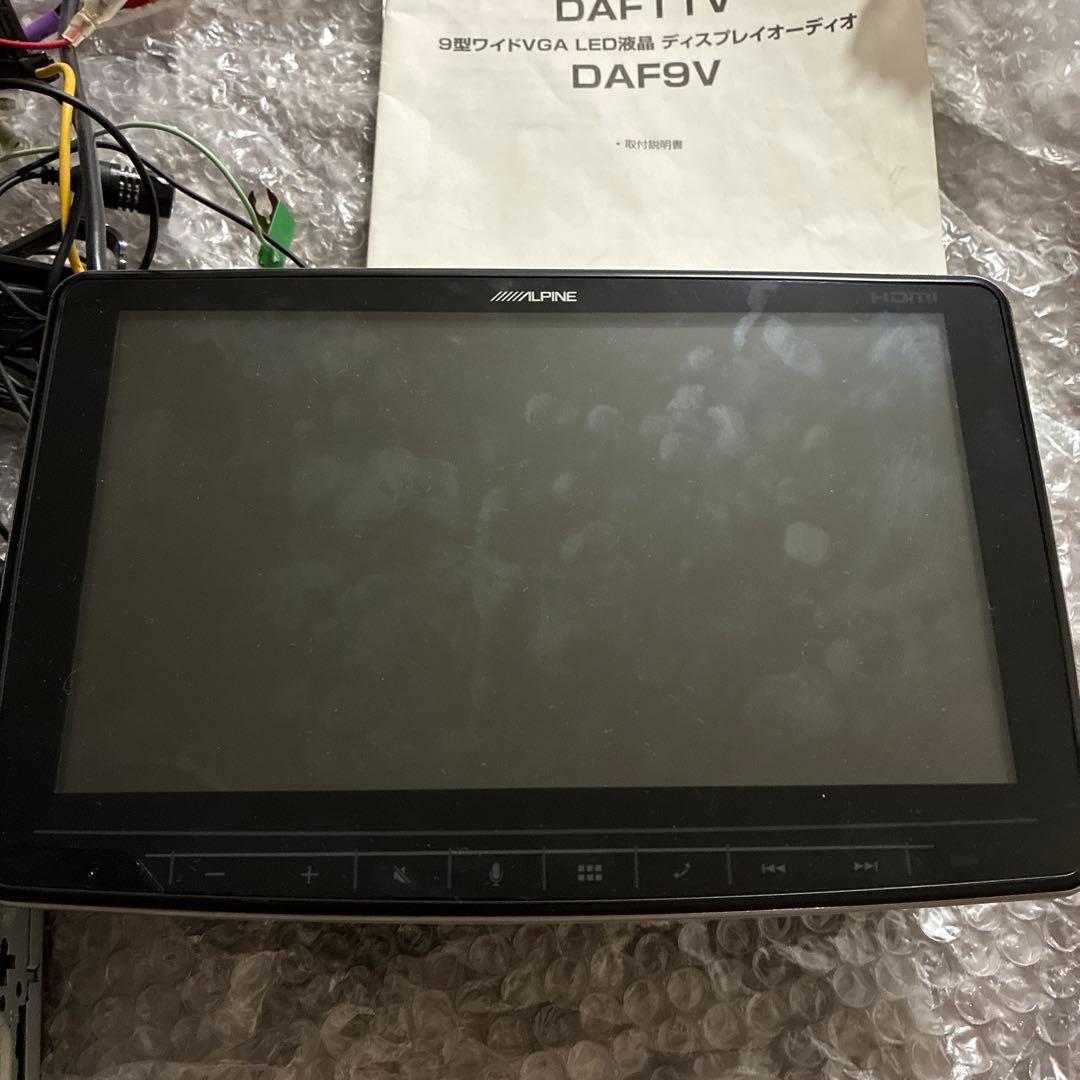 アルパイン DAF9V ディスプレイオーディオ フローティング　1DIN