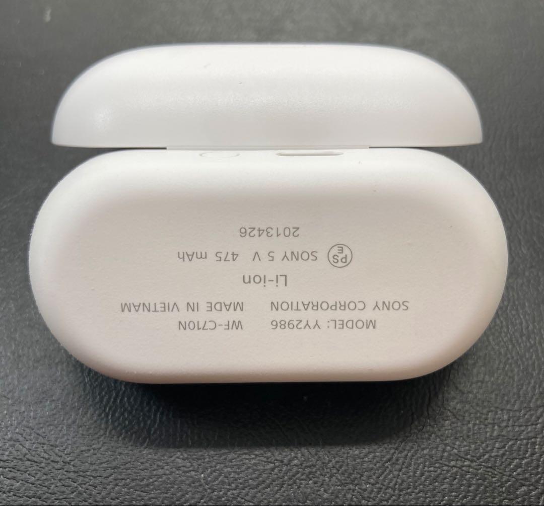 【美品】SONY WF-C710N【ホワイト・充電ケース】