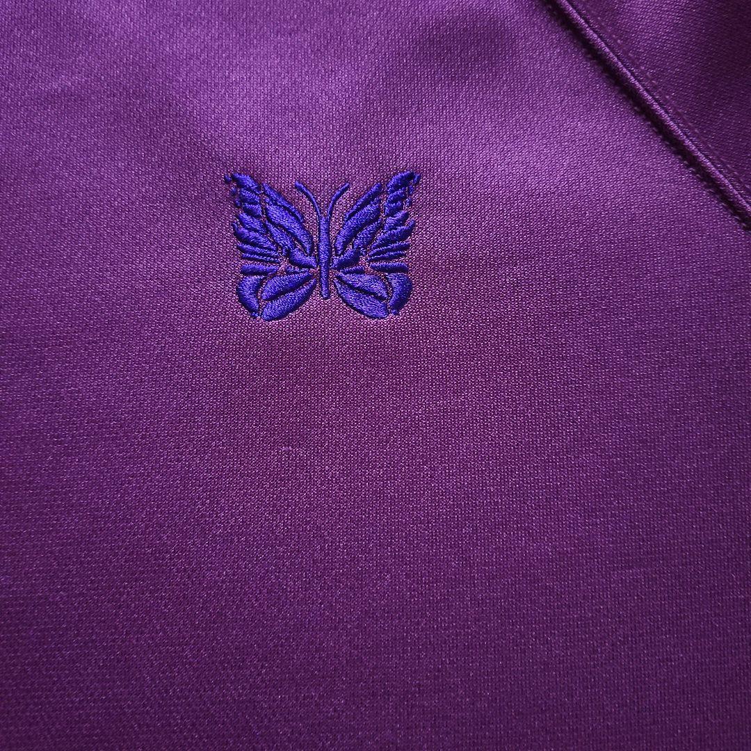 Needles Track Crew Shirt ワインレッド/パーブル