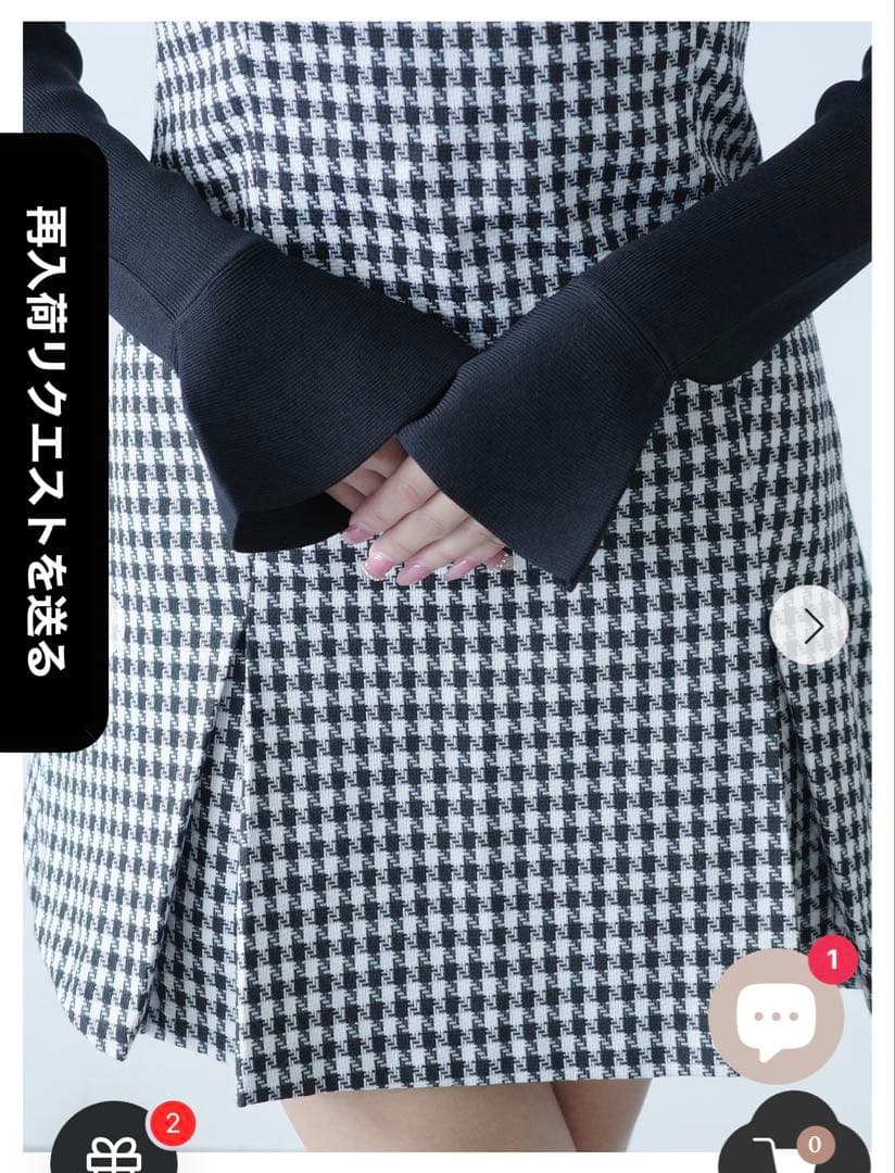 ワンピース Randy Houndstooth ensemble
