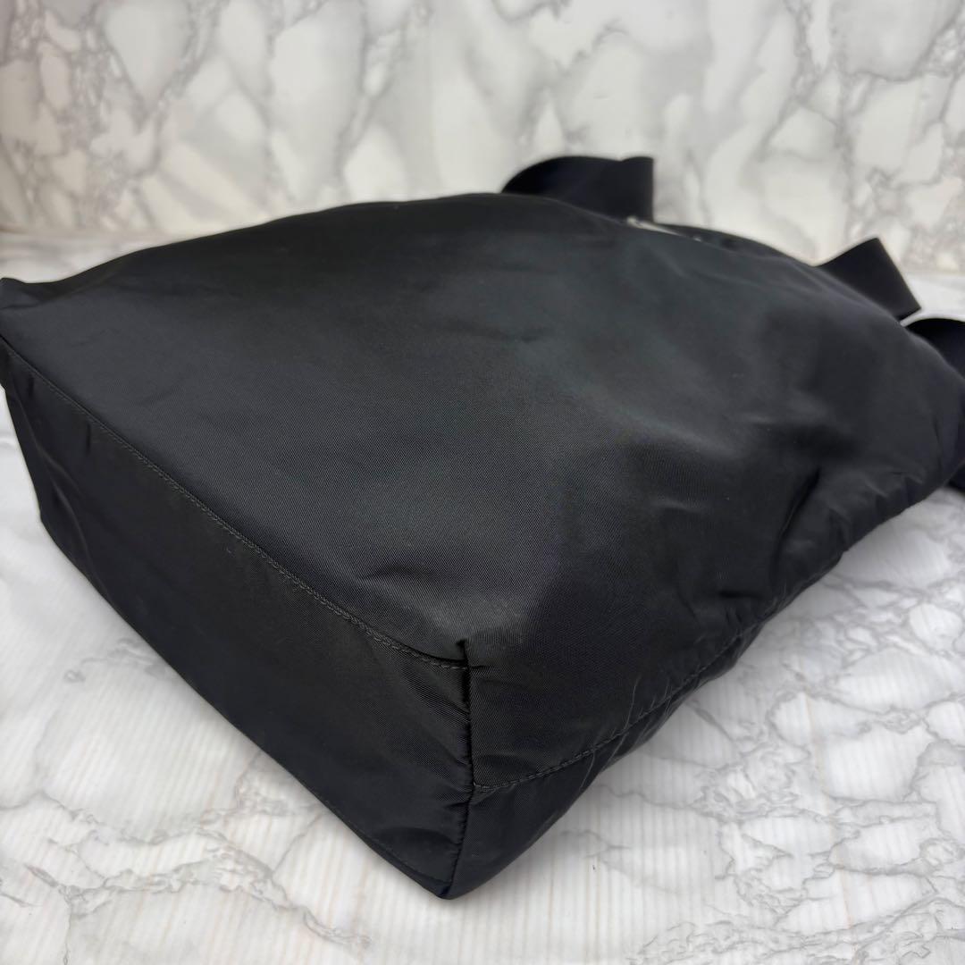 041 極美品 PRADA トートバッグ ハンドバッグ 肩掛け 黒 xo4