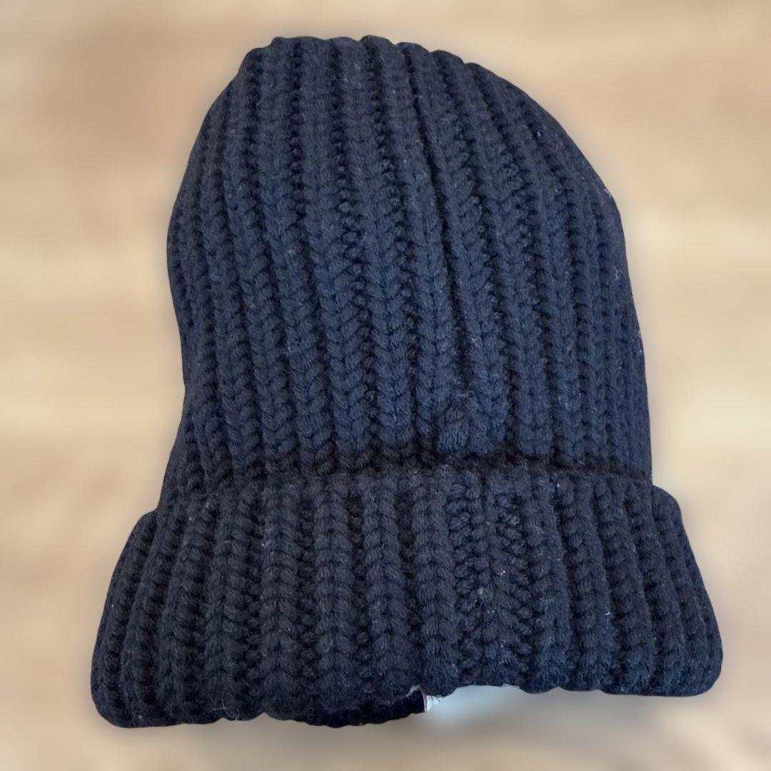 LOUIS VUITTON ルイヴィトンビーニー・オンリー ウールノワール黒