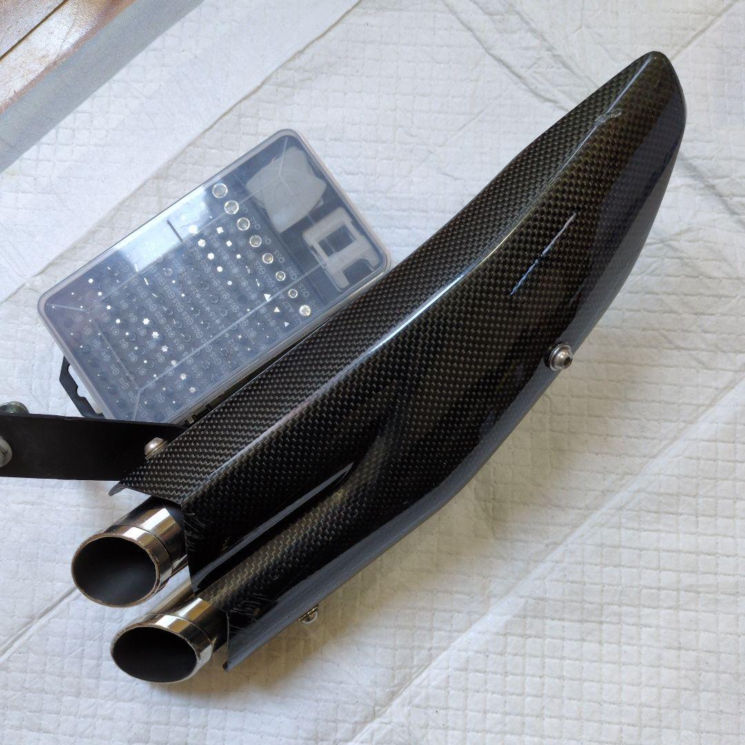 ヤマハ純正オプション　PRUNUS YZFR25用サイド出し JMCA認証