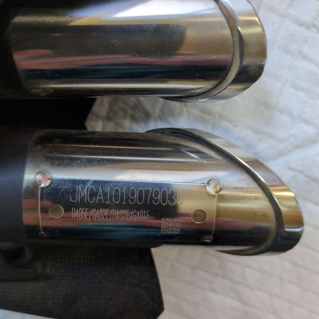 ヤマハ純正オプション　PRUNUS YZFR25用サイド出し JMCA認証