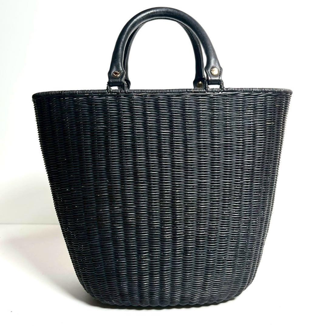 manimaris シンプルトートバッグ カゴバッグ ブラック