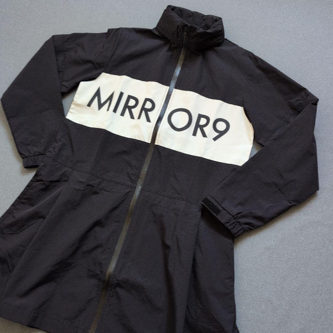 【未使用タグ付き】ミラーナインゴルフ　フルジップフーディワンピース　M 黒