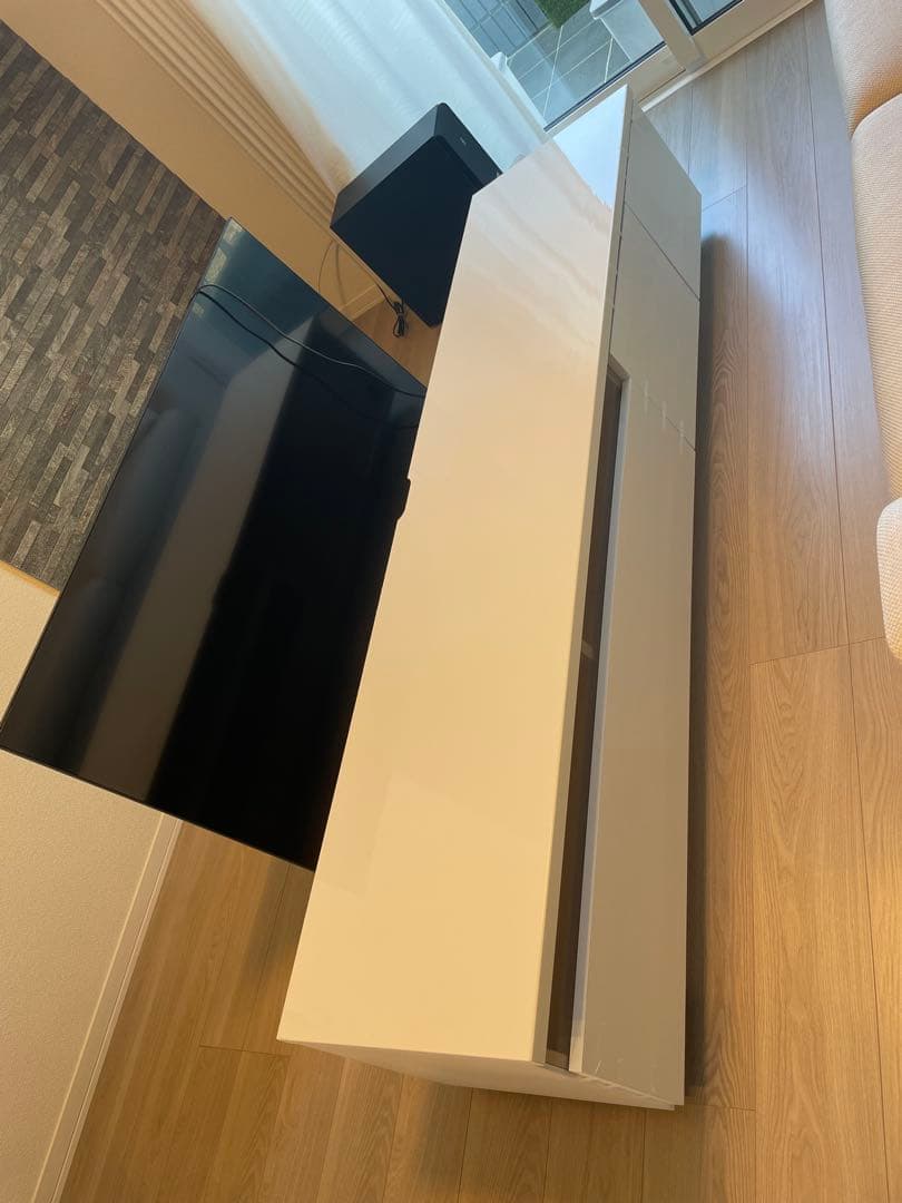 送料込み】LOWYA テレビ台 ホワイト 幅180cm