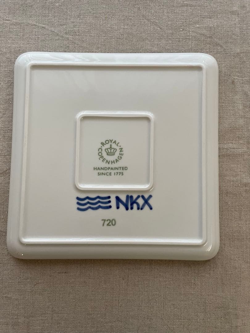 【新品】ロイヤルコペンハーゲン スクエアデイッシュ メガ 20cm ２枚