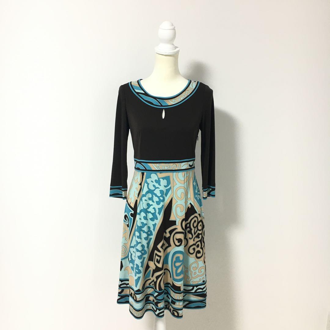 美品　LEONARD レオナール カンカン　ワンピース