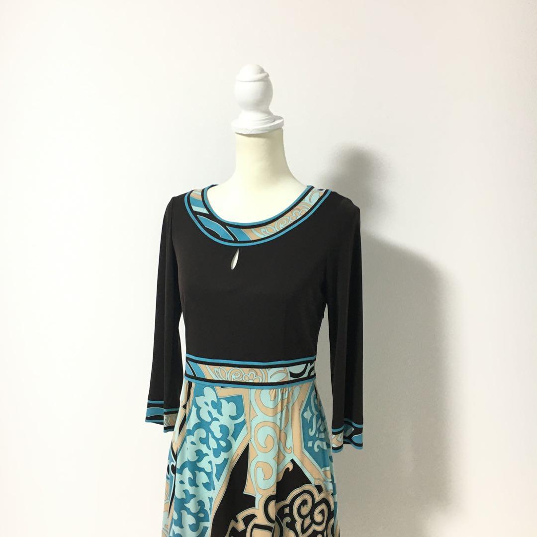 美品　LEONARD レオナール カンカン　ワンピース