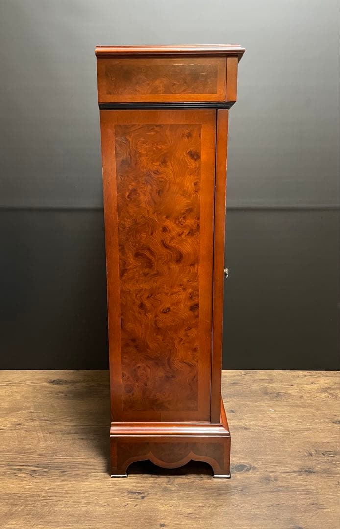 イタリア　ヴィンテージ　高級　飾り棚　マホガニー