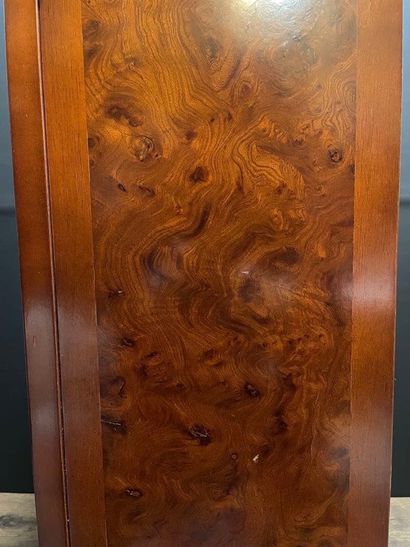 イタリア　ヴィンテージ　高級　飾り棚　マホガニー