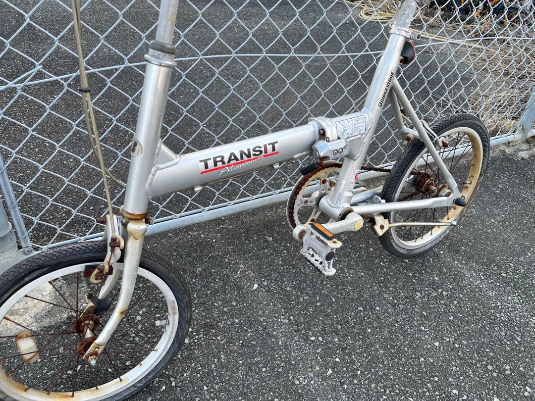 未整備　BRIDGESTONE TRANSIT aluminium 18インチ