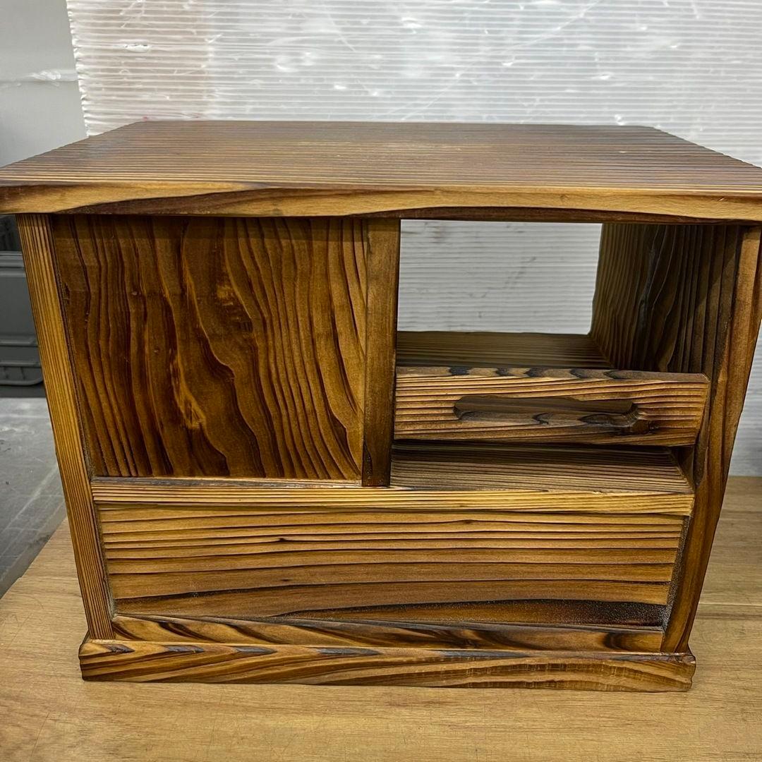 木製3段引き出しチェスト