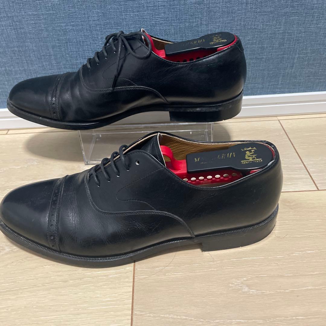 【美品】REGAL リーガル ビジネスシューズ ストレートチップ 25.5cm