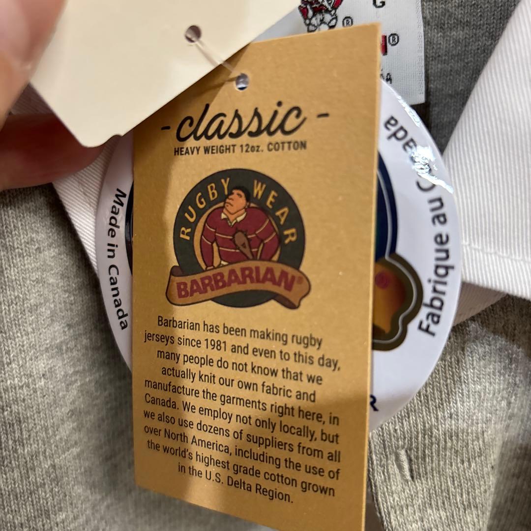 Nack1009(断捨離中) BARBARIAN グレー ラガーシャツ