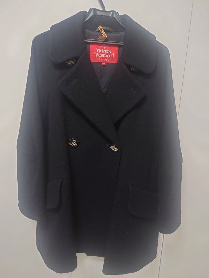 Vivienne Westwood ウールメルトンビッグタックフレアコート